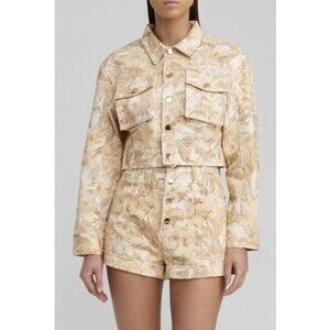 SIGNIFICANT OTHER Jean Shorts LENNY Biscuit Tapestry NWT MRP $199 Womens Size 2